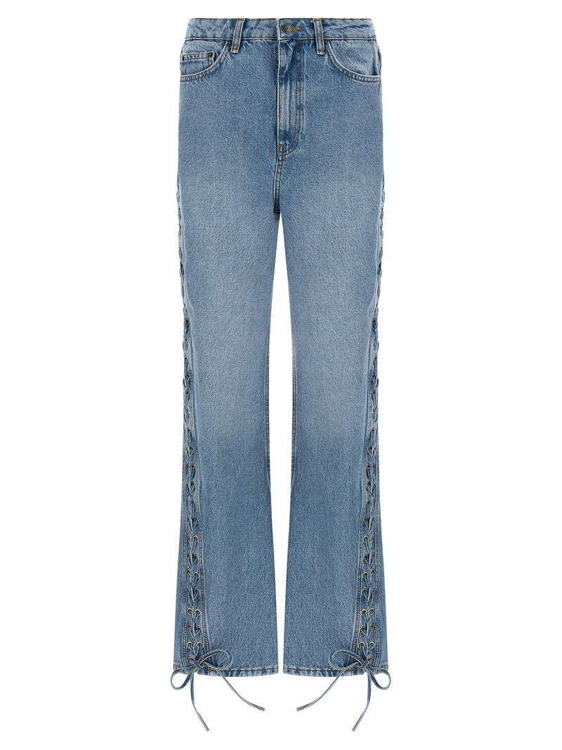 'Twisted lacing' jeans