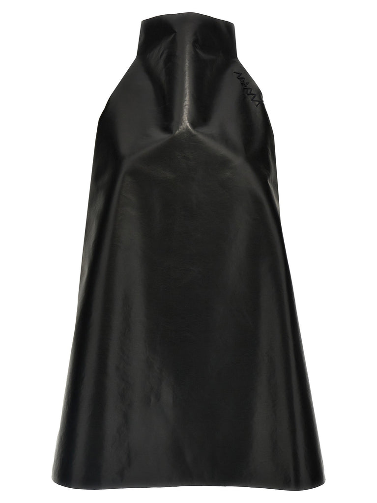 Two-tone trapeze dress