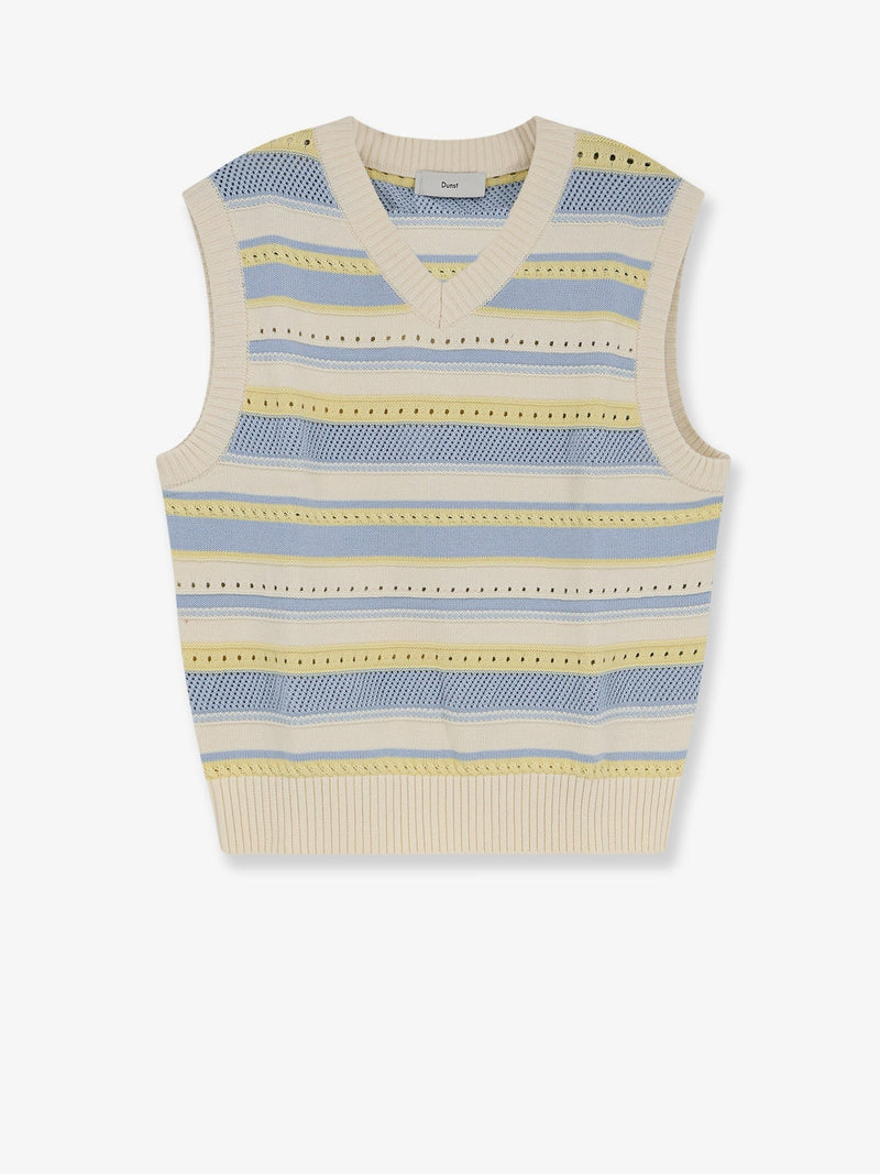 Unisex sleeveless cotton sweater