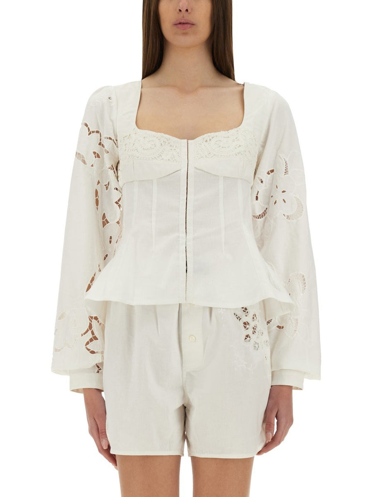 UPCYCLED LINEN TOP