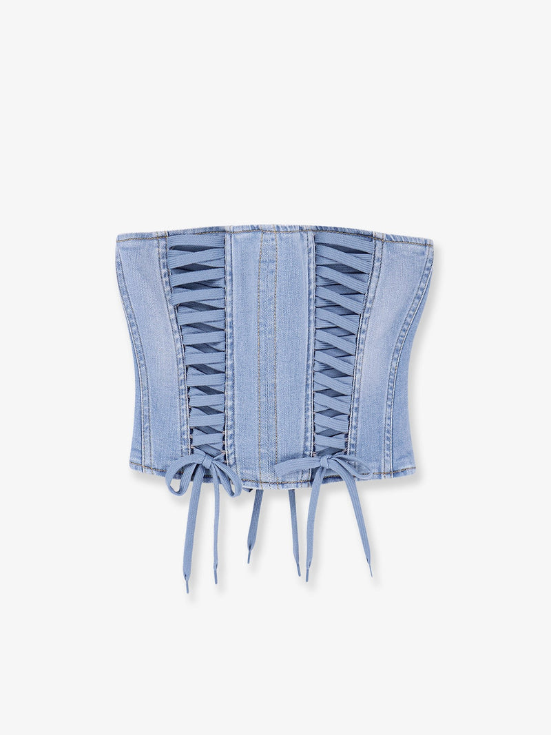 Urban denim bustier
