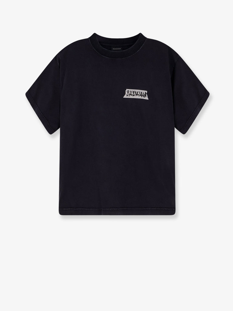 Used effect cotton t-shirt