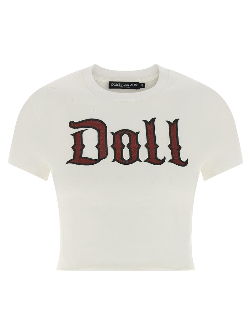 Used effect cotton t-shirt