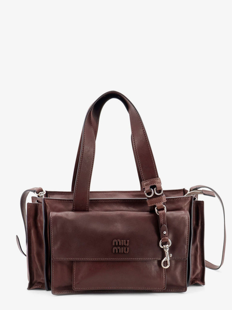 Utilitaire leather crossbody bag
