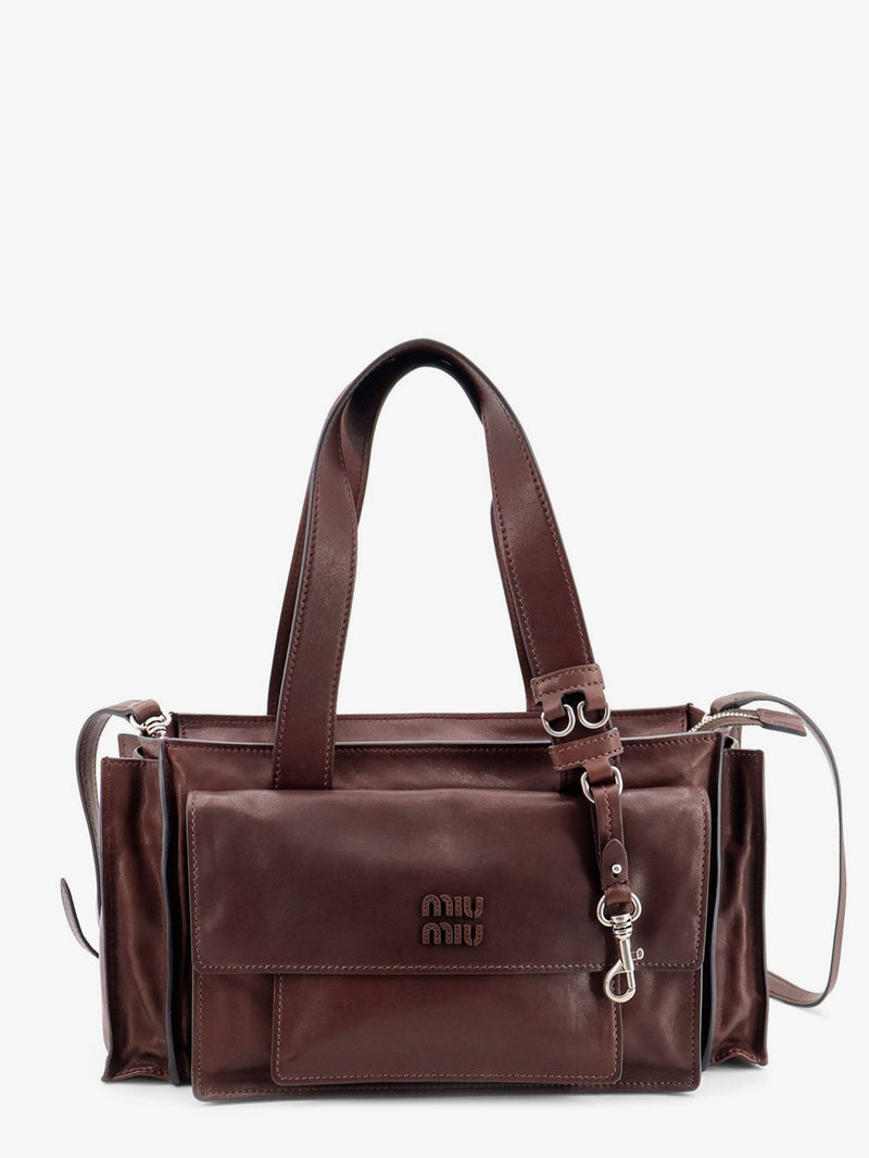 Utilitaire leather crossbody bag