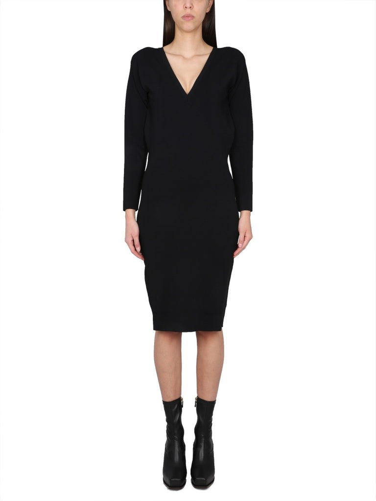 V-NECK DRESS
