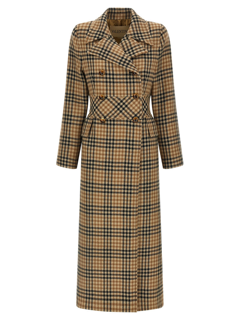 Valentino Garavani Houndstooth Wool coat