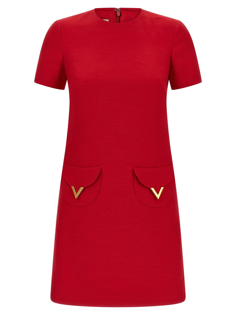 Valentino Garavani V Gold dress