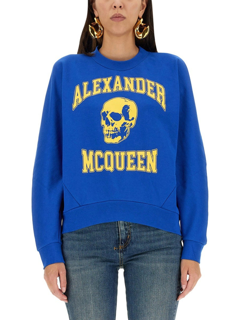 VARSIITY SKULL SWEATSHIRT