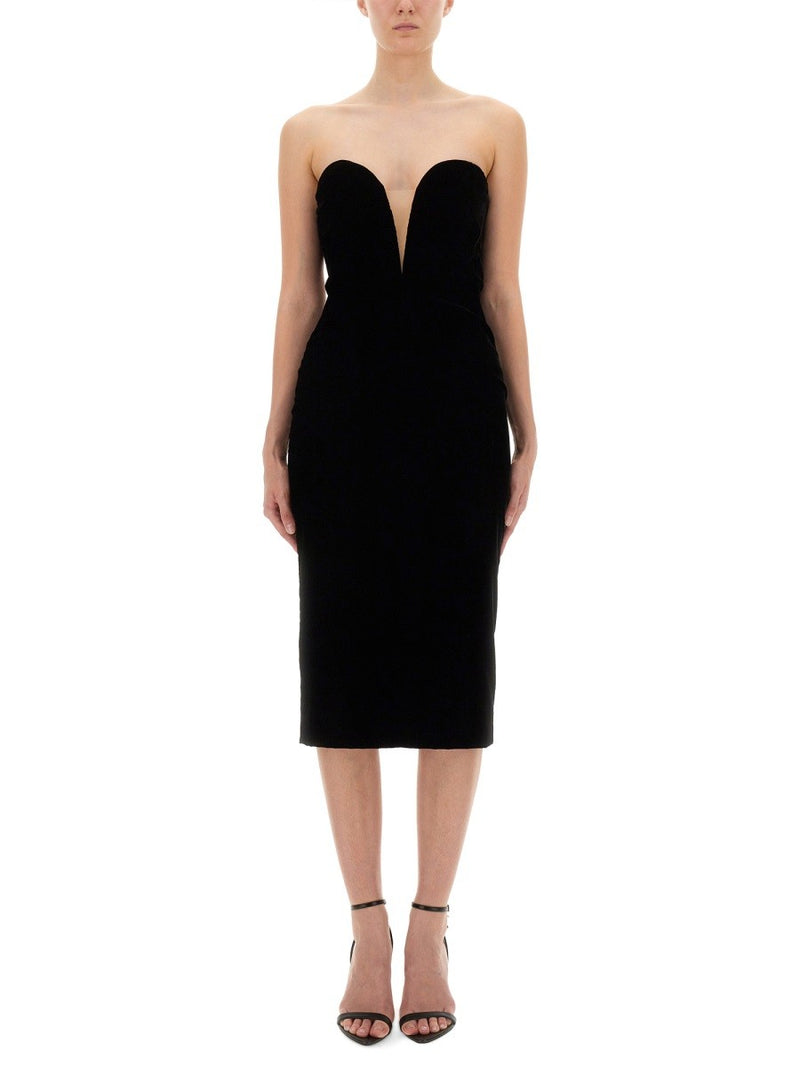 VELVET COCKTAIL DRESS
