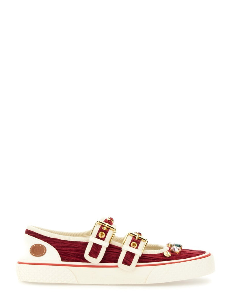 VELVET "DOLLYBOARD" BALLERINA SNEAKER