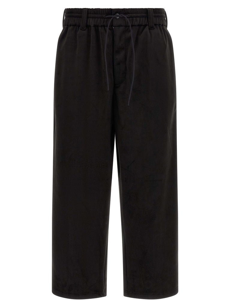 Velvet effect joggers