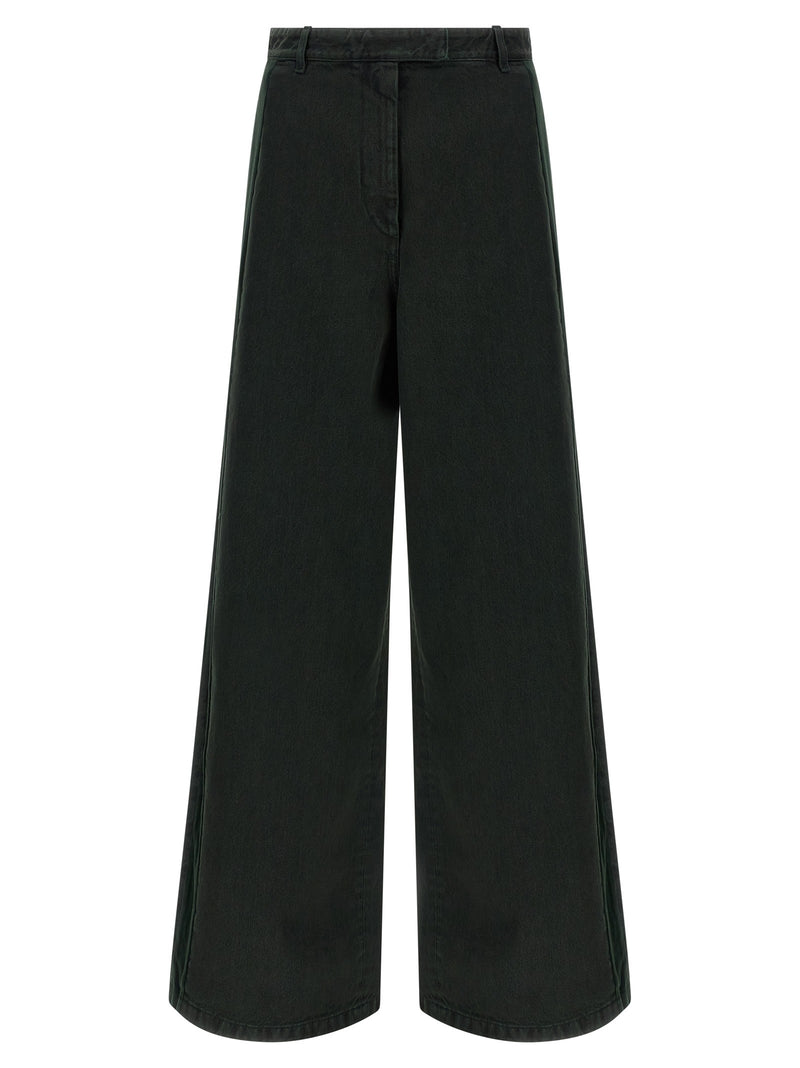 Velvet insert jeans