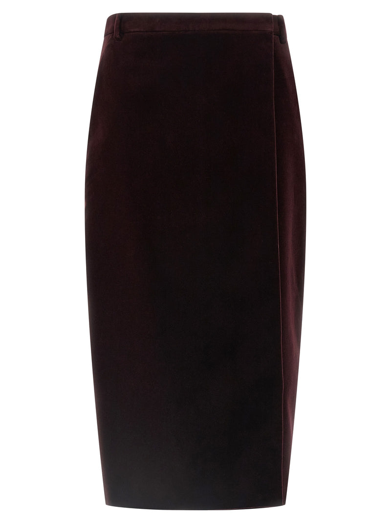 Velvet skirt