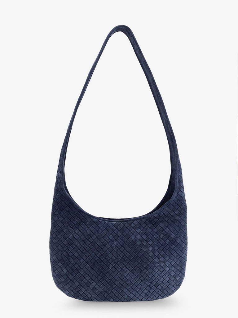 Veneto suede crossbody bag with Intrecciato motif