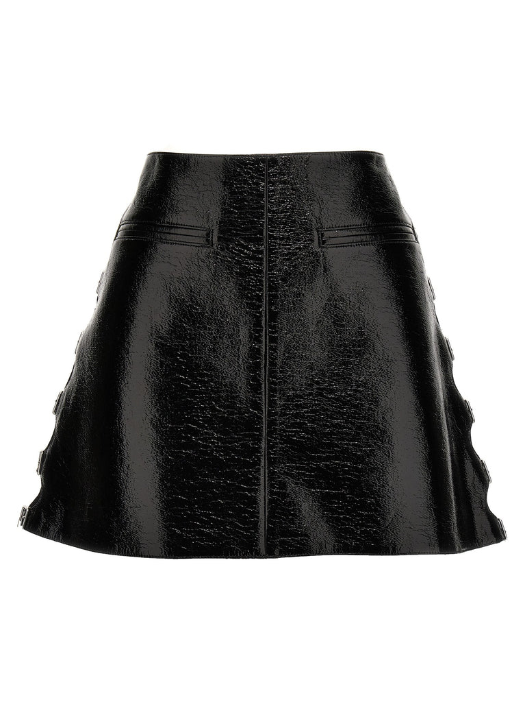 Vinyl miniskirt