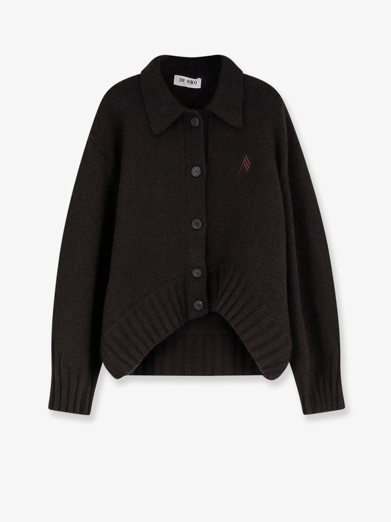 Virgin wool and cashmere blend cardigan