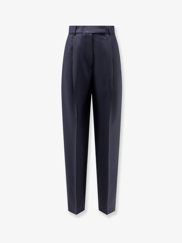 Virgin wool and mohair trousers