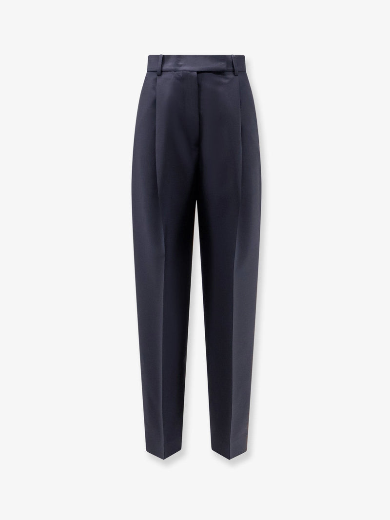 Virgin wool and mohair trousers