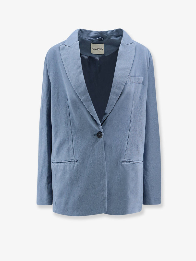 Virgin wool blend blazer