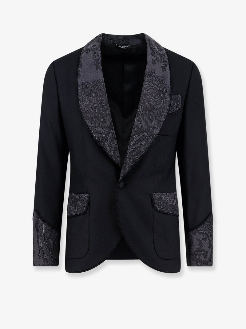 Virgin wool blend blazer