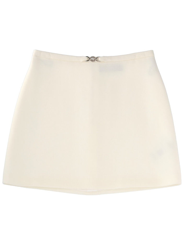 VIRGIN WOOL MINISKIRT