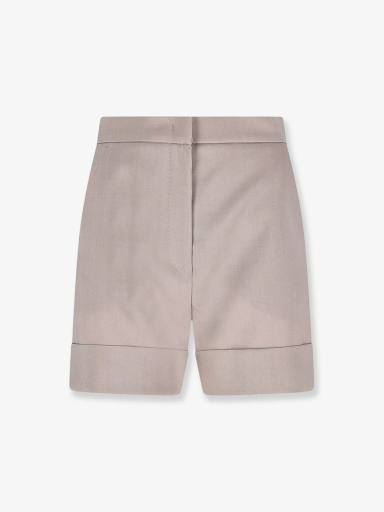 Virgin wool, mohair and wool blend bermuda shorts