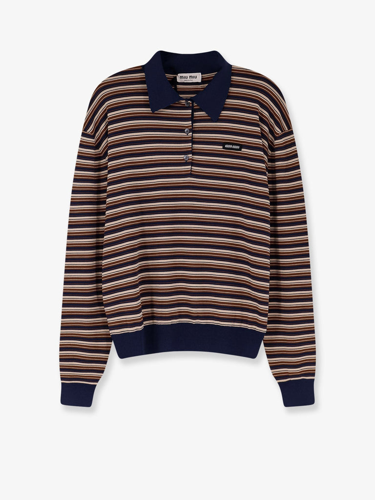 Virgin wool polo shirt
