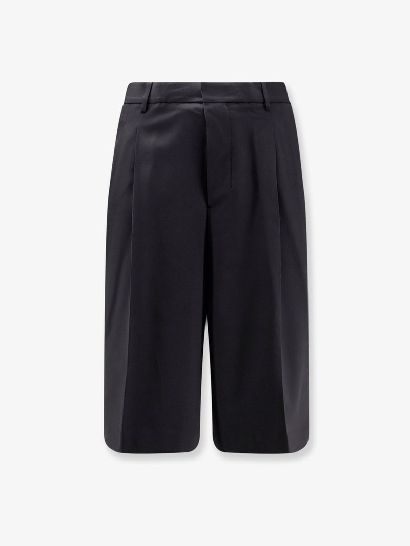 Virgin wool shorts