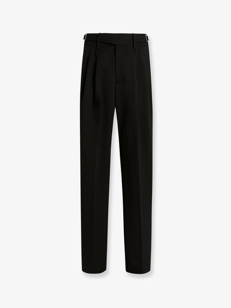 Virgin wool trousers with frontal pinces