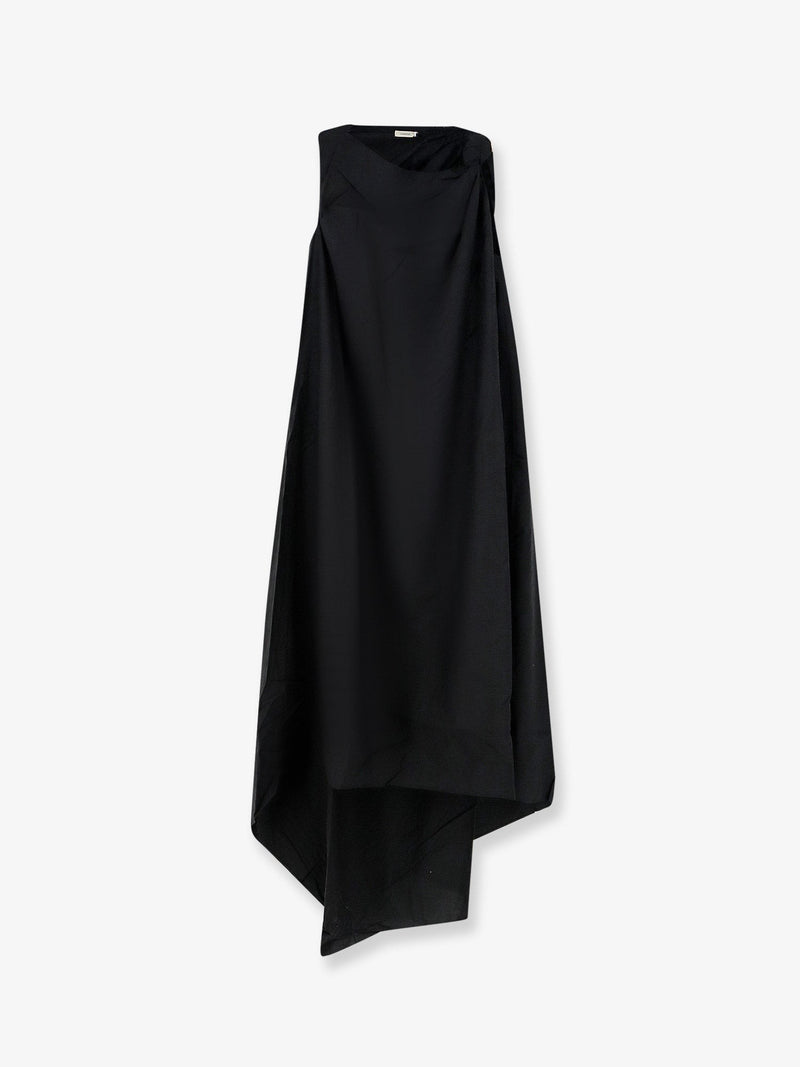 Viscose and lyocell blend dress