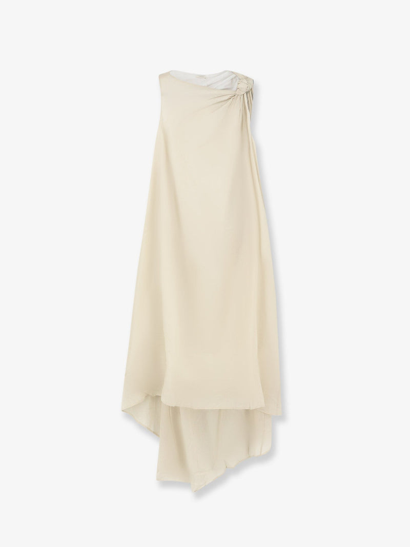 Viscose and lyocell blend dress