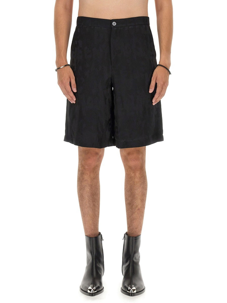 VISCOSE BERMUDA SHORTS