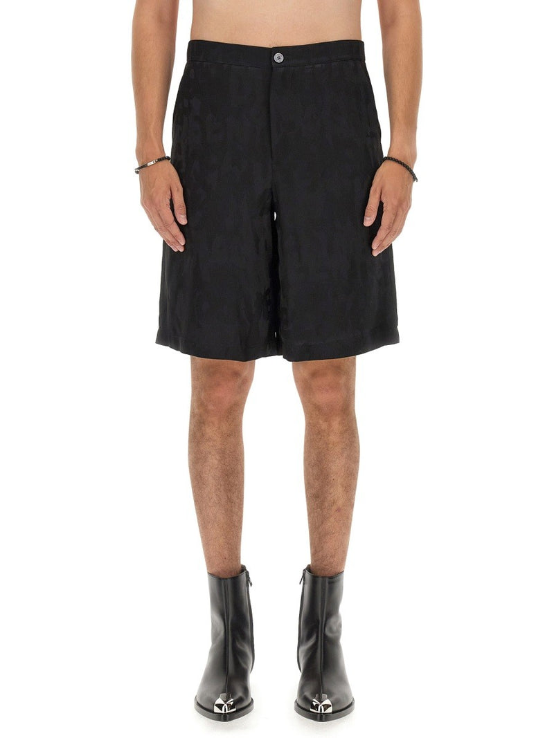 VISCOSE BERMUDA SHORTS