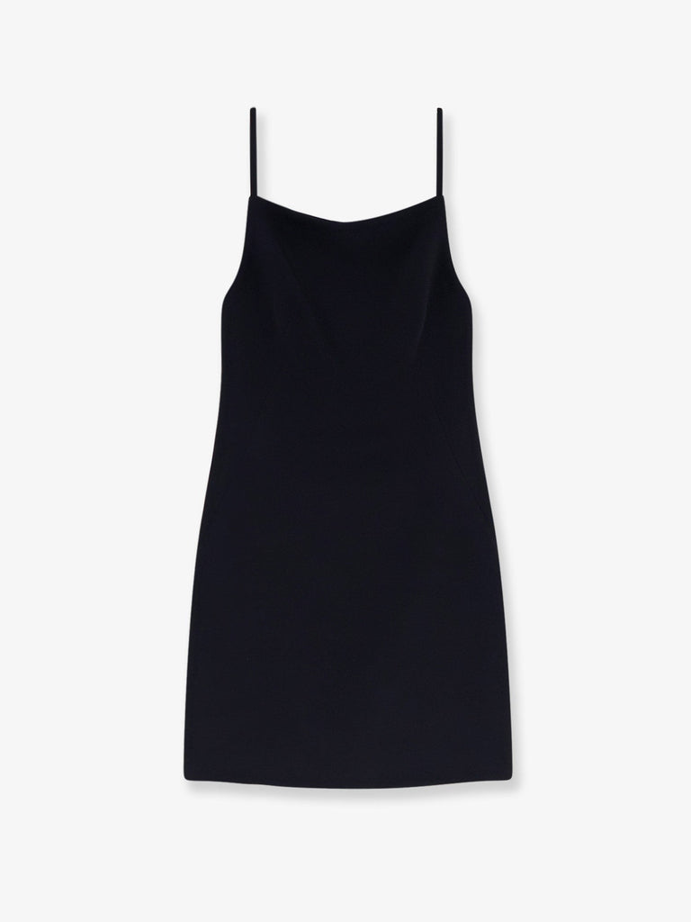 Viscose blend mini dress