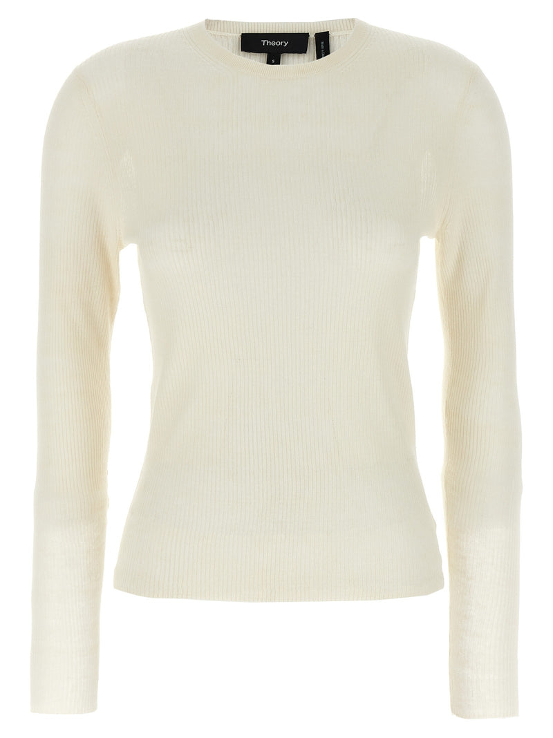 Viscose linen sweater