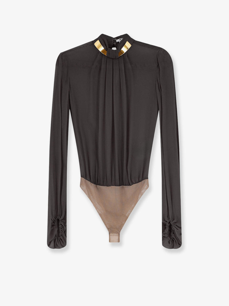 Viscose shirt with body detail