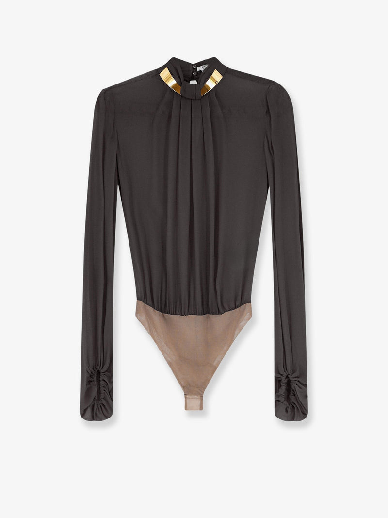 Viscose shirt with body detail