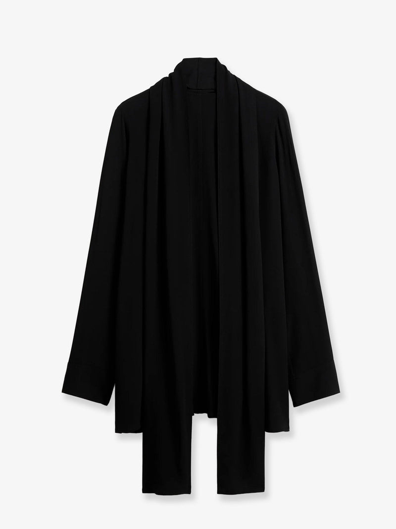 Viscose shirt with scarf detail