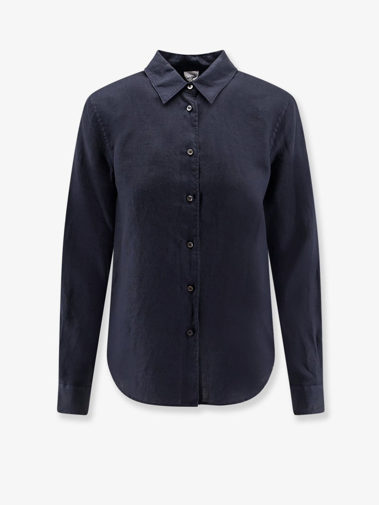 "Vissuto" linen shirt