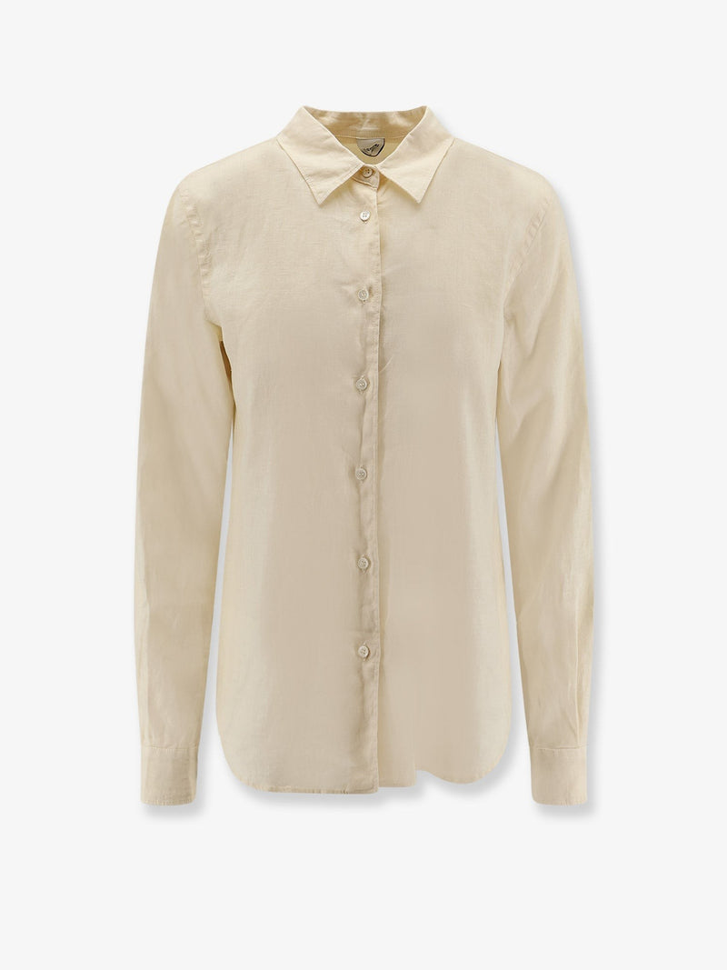 "Vissuto" linen shirt