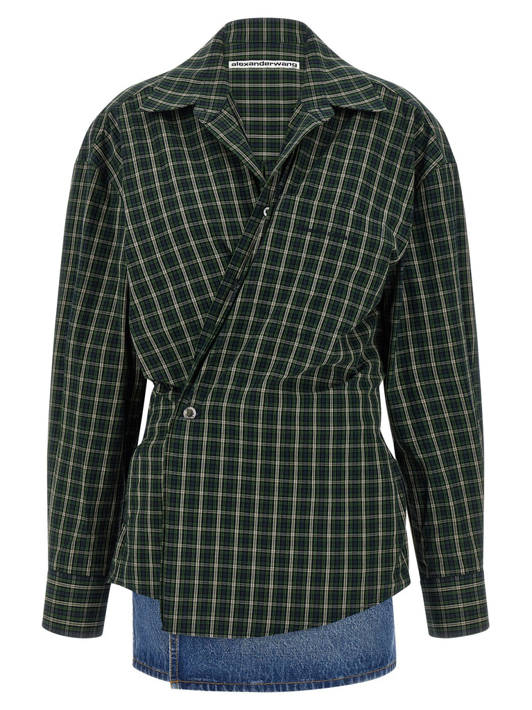 Wallet shirt dress
