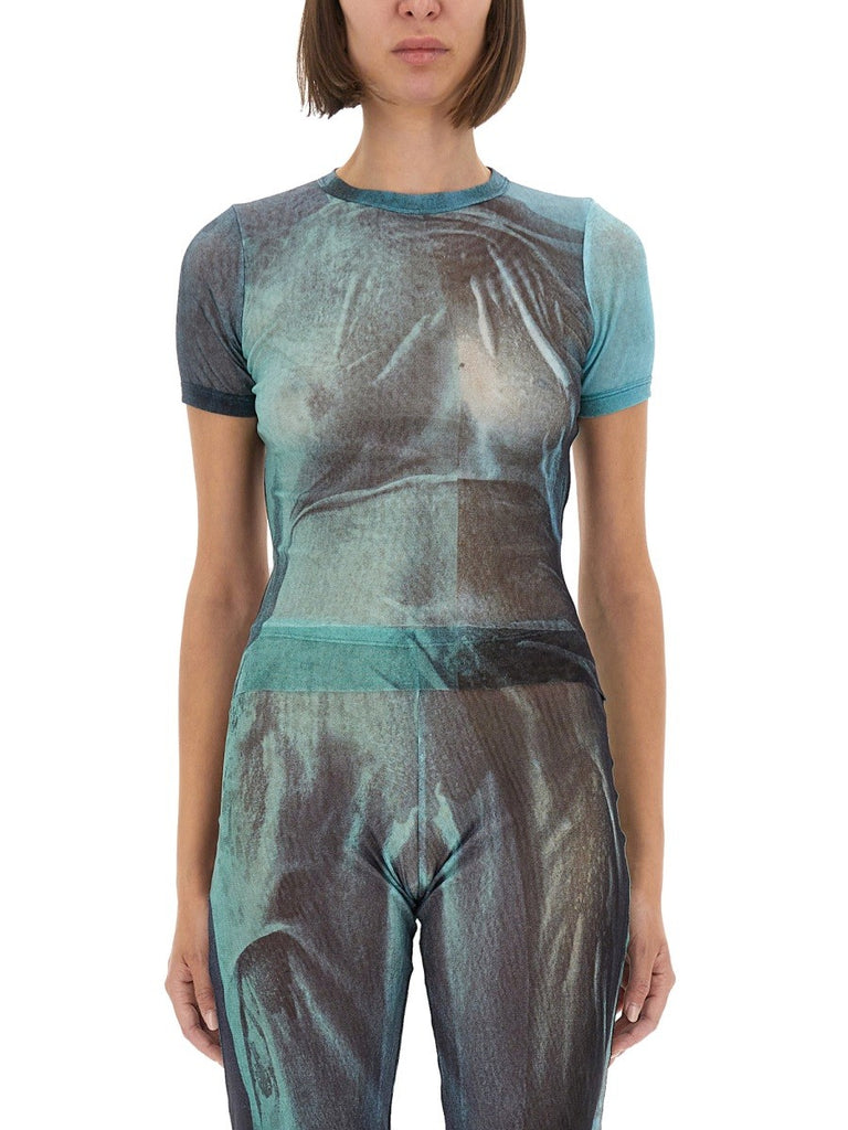 "WATER" MESH T-SHIRT