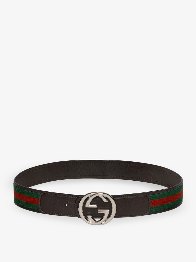 Web Fabric and leather belt