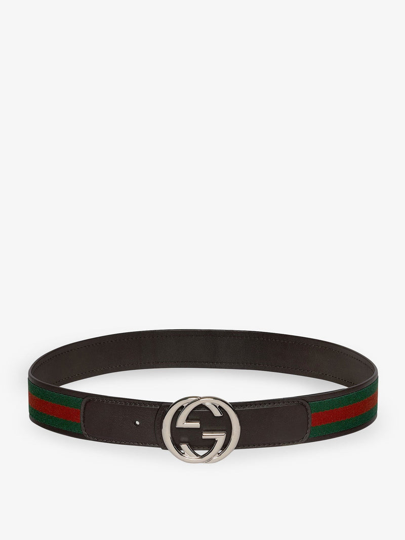 Web Fabric and leather belt