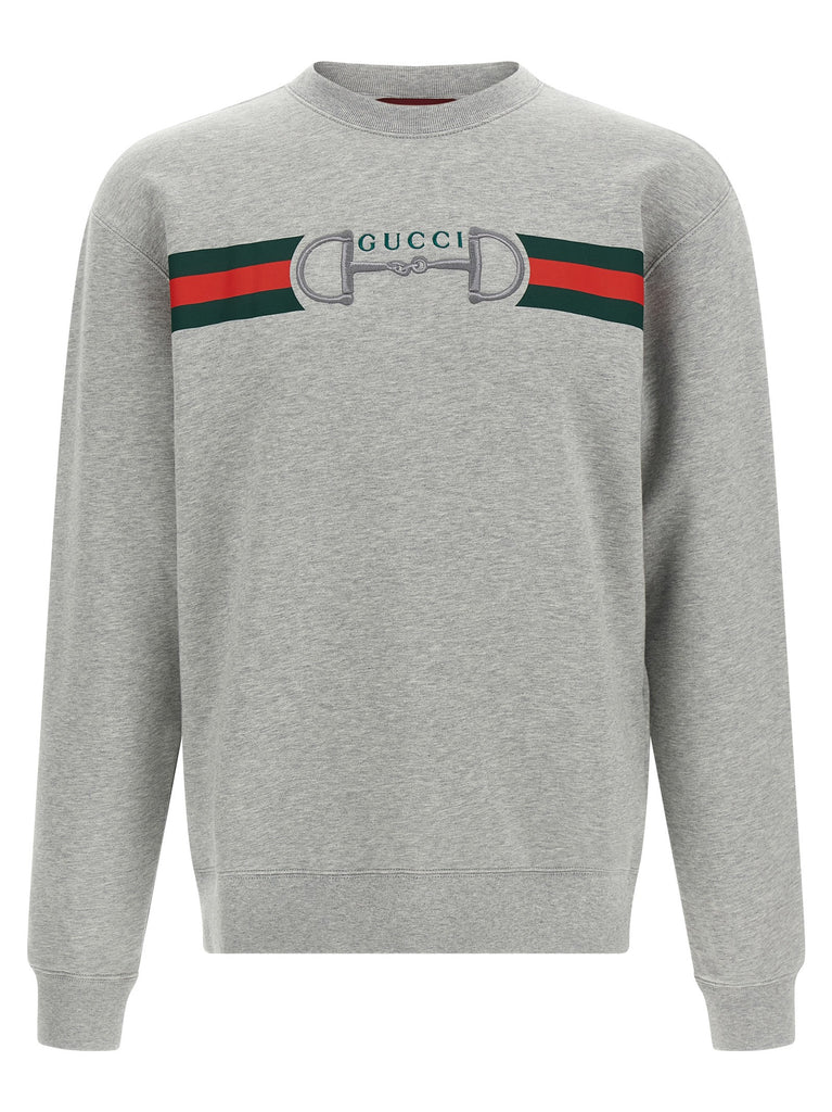 Web Ribbon and Horsebit Sweatshirt