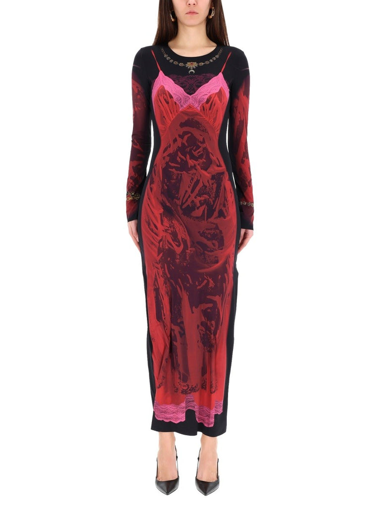 "WET NUISETTE" MIDI DRESS