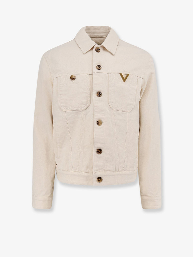 White denim jacket