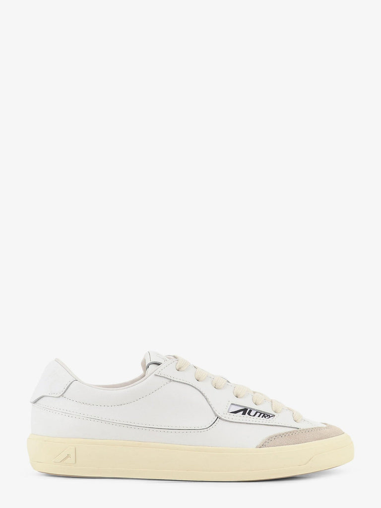 Windscape leather sneakers with suede insert