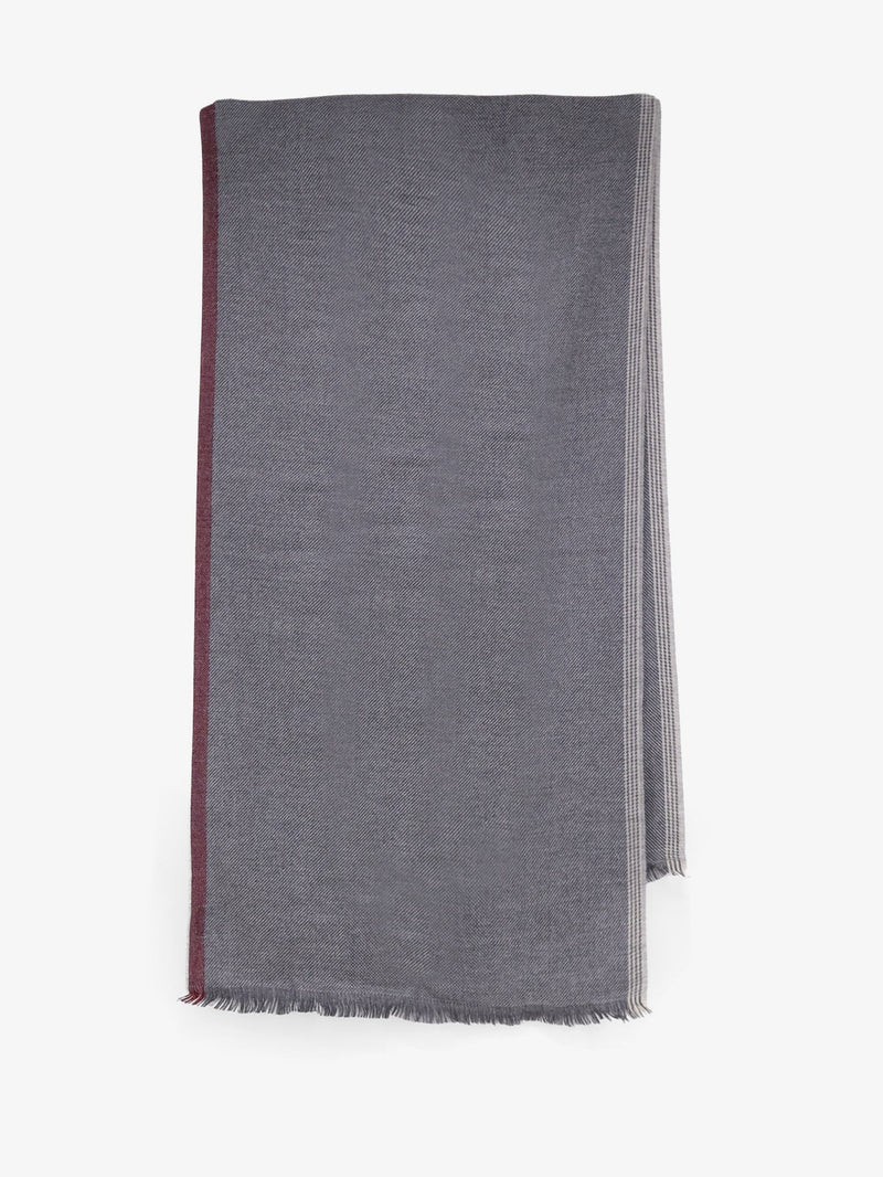Wool and cashmere scarf